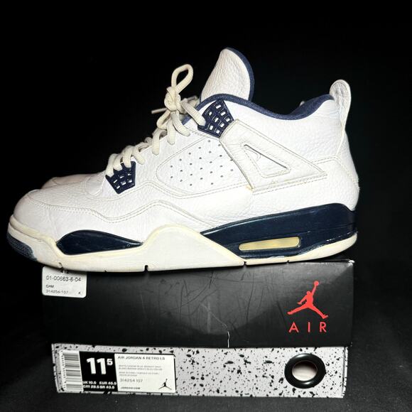 Size 11.5 - Nike Air Jordan 4 Retro LS Columbia 2015 Men's Shoes - Picture 9 of 9